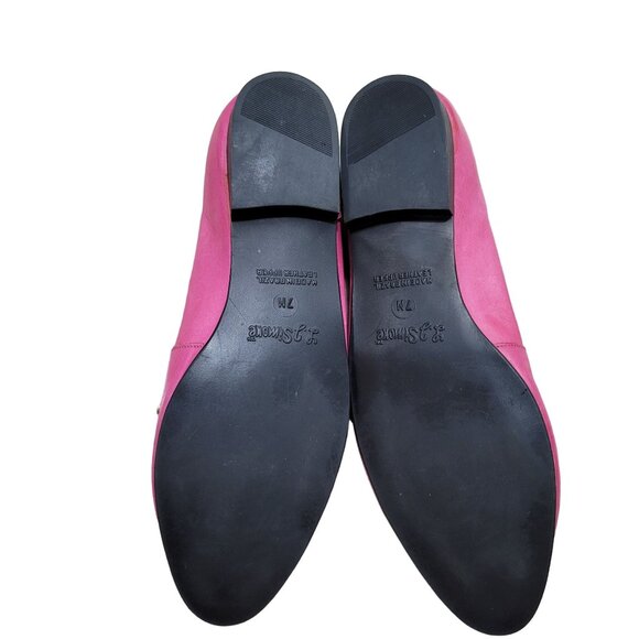 L J Simone Women Pink Ballet Barbie Flat Shoes 7 Festival Boho‎ Work Summer Y2K - Picture 6 of 8